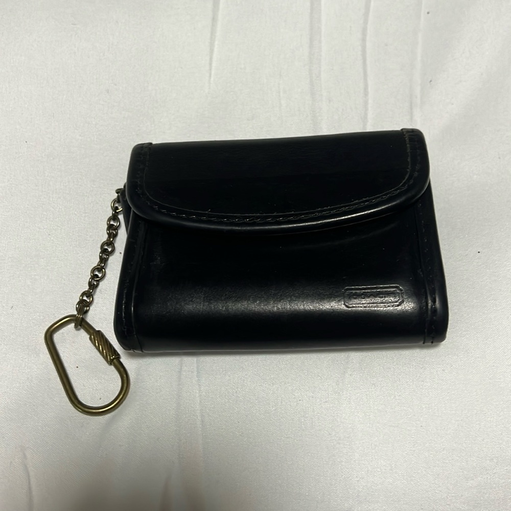 Coach Black Leather Wallet